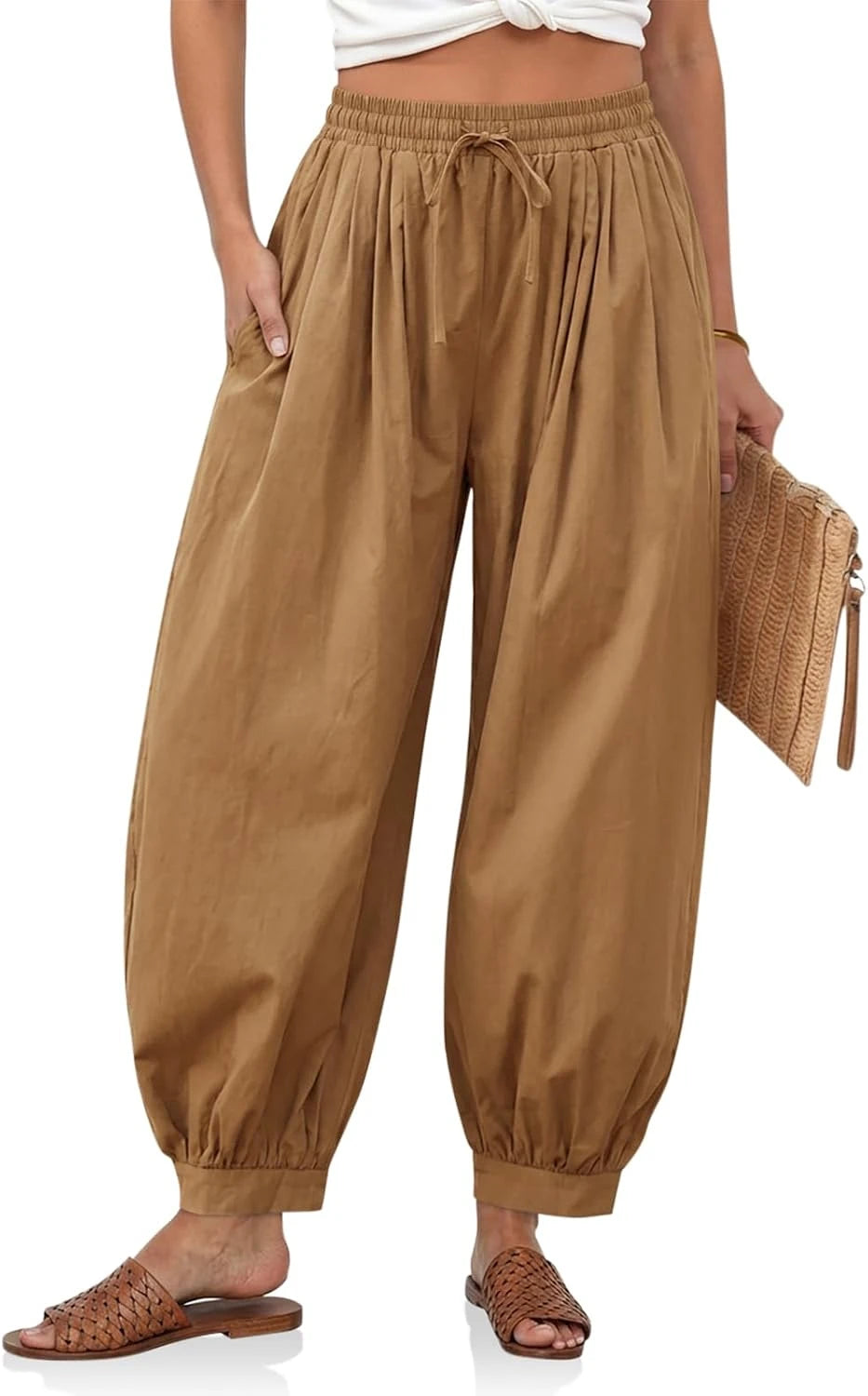 Wide Leg Balloon Pants