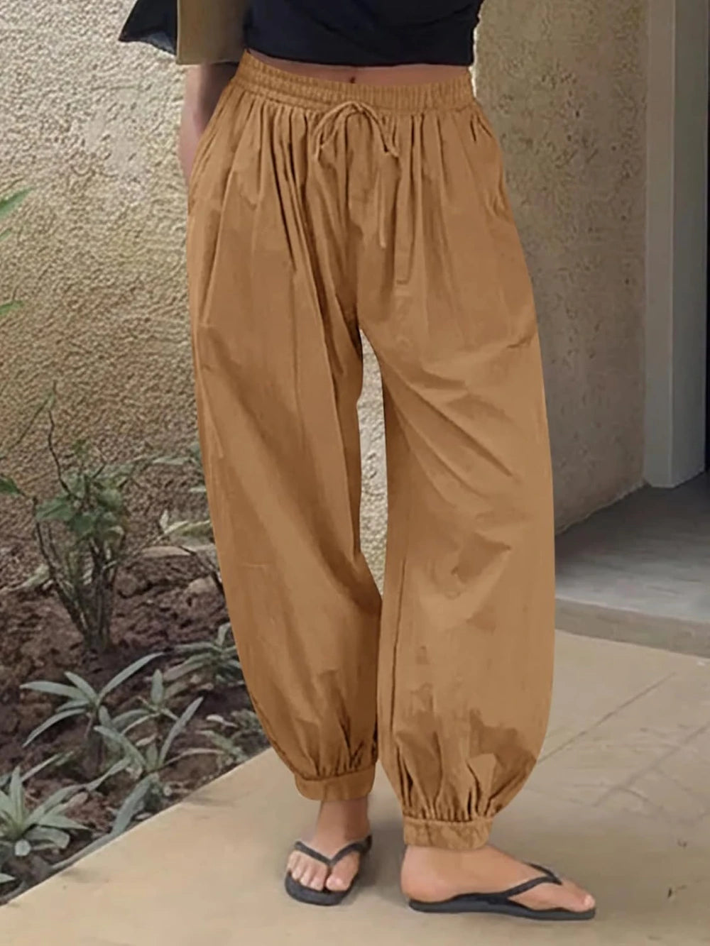 Wide Leg Balloon Pants