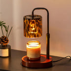 Tortoise Shell Glass Candle Warmer Lamp