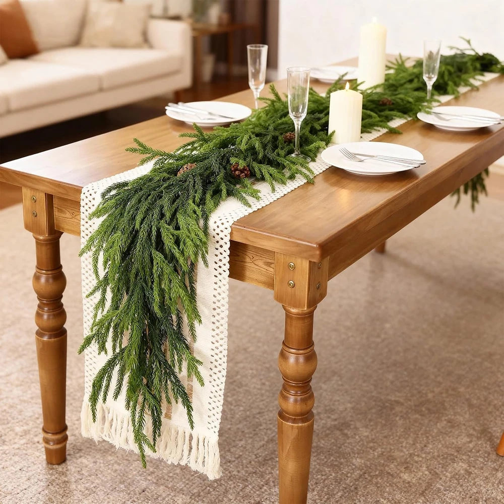 Lifelike Norfolk Pine Garland