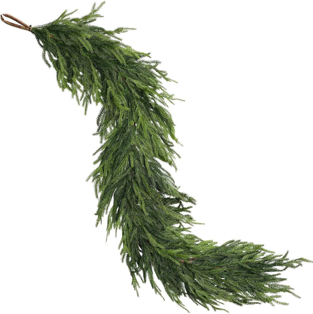 Lifelike Norfolk Pine Garland