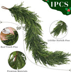 Lifelike Norfolk Pine Garland
