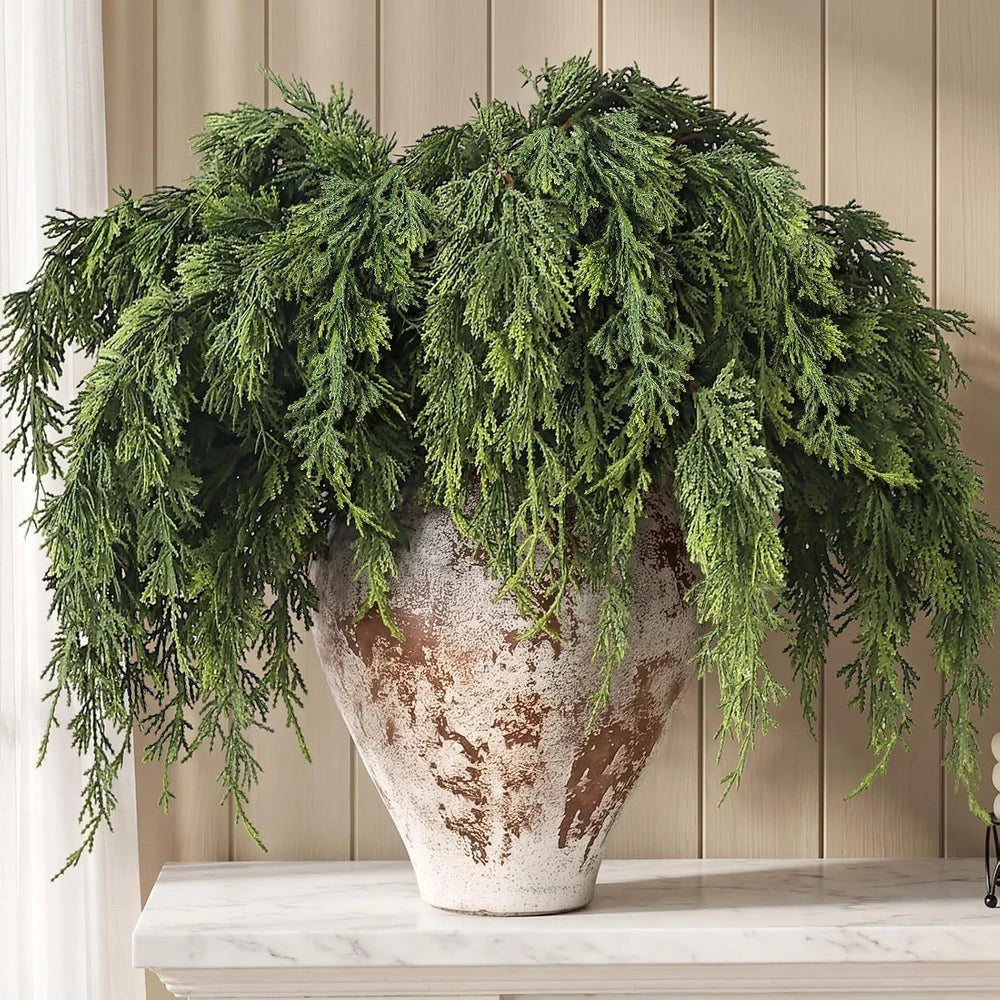 Artificial Lifelike Touch Cedar Branches