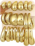 Chunky Gold Hoop Earrings