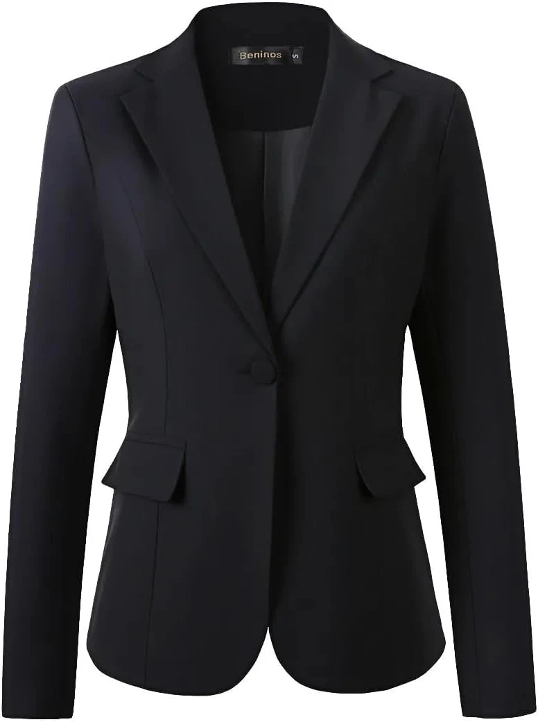 One Button Blazer Jacket