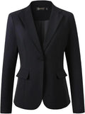 One Button Blazer Jacket
