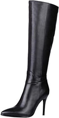 Pointed Toe Stiletto Knee High Boots