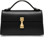 Vegan Leather Top Handle Shoulder Bag