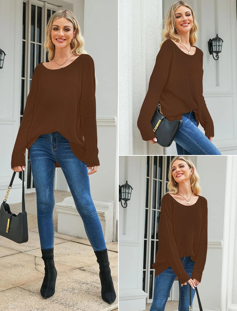 Cotton Oversized Knit Sweater