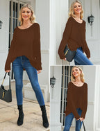 Cotton Oversized Knit Sweater