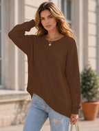 Cotton Oversized Knit Sweater