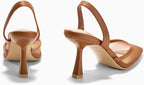 Mesh Kitten Heel Slingback