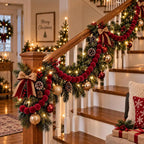 Velvet Christmas Bead Garland