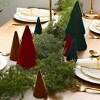 Velvet Cone Christmas Trees
