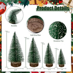 Mini Artificial Christmas Tree Set