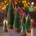 Mini Artificial Christmas Tree Set